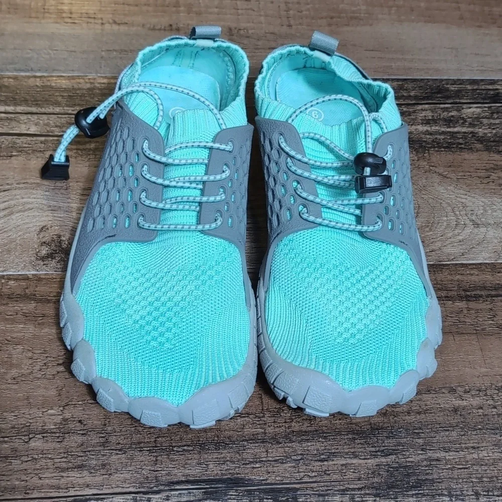 NORTIV 8 Quick Dry Water Shoes Beach Creek River Barefoot Size 6.0 In Teal Blue - Picture 2 of 11